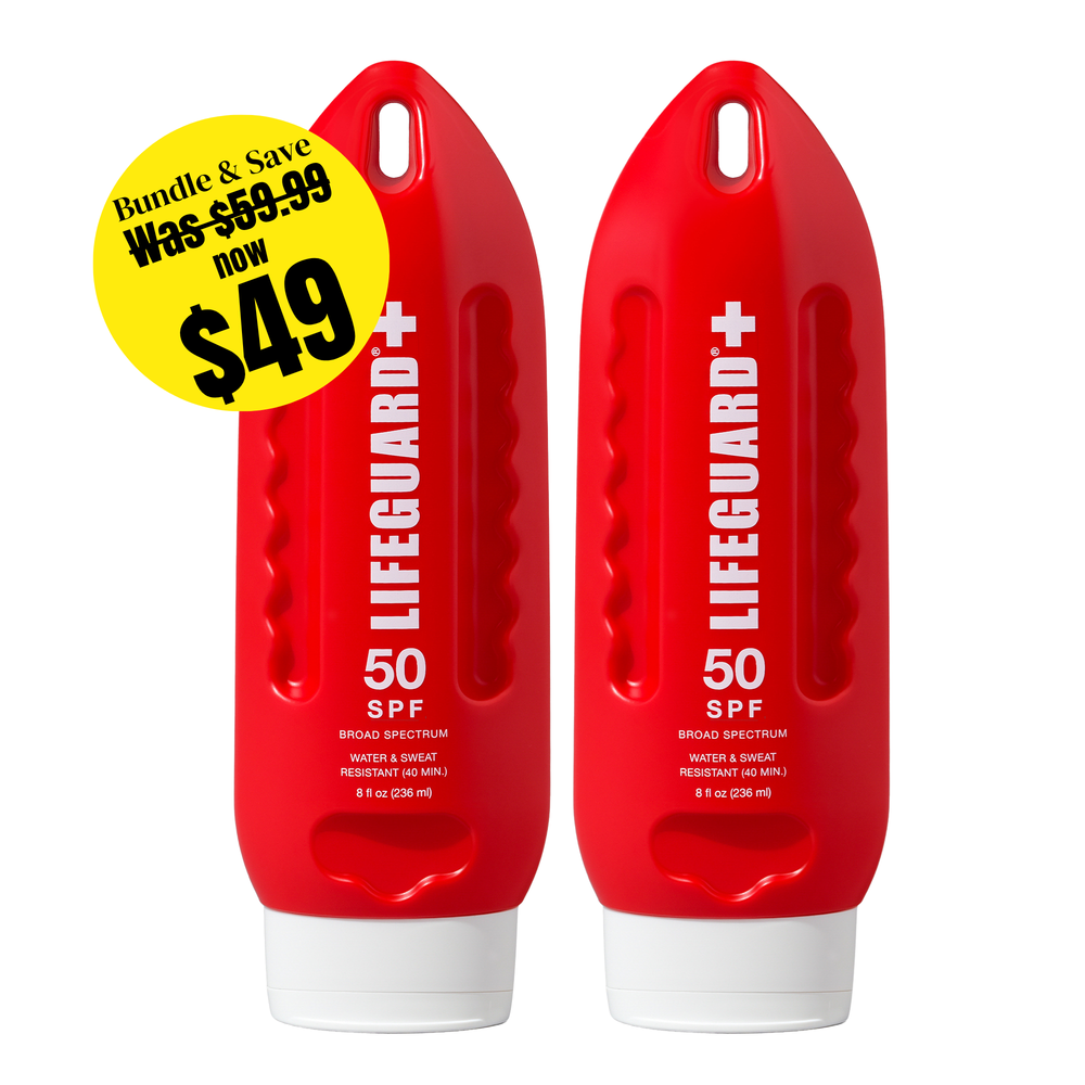 Lifeguard SPF 50 Sunscreen Lotion (Pack of 2)
