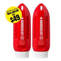 Lifeguard SPF 50 Sunscreen Lotion (Pack of 2)