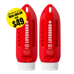 Lifeguard SPF 50 Sunscreen Lotion (Pack of 2)