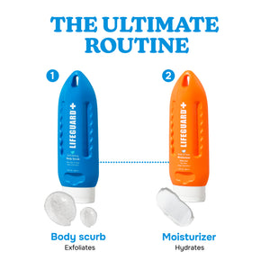 Smooth & Hydrate Duo – Body Scrub + Body & Face Moisturizer