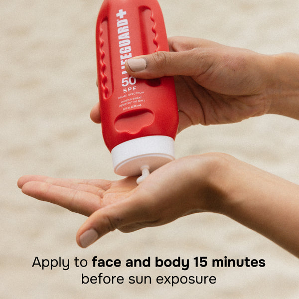 Lifeguard SPF 50 Sunscreen Lotion (Pack of 2)